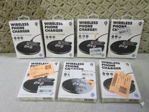 lot 116 image: (EC1) Lot of 7 Wireless Phone Charg...