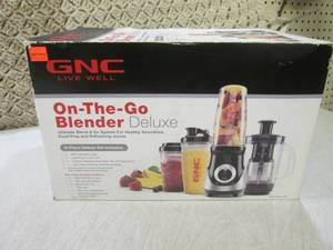 lot 133 image: (F-0) GNC On-The-Go Blender Deluxe...