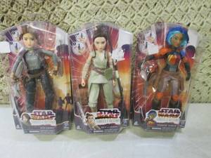 lot 158 image: (BSB) 3 Star Wars Forces of Destiny...
