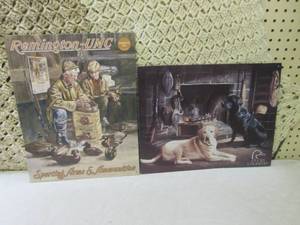 lot 162 image: (B-1) 2 Tin Signs Remington -UMC an...
