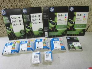 lot 191 image: (BSB) Assorted HP Printer Ink 564XL...