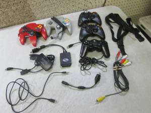 lot 202 image: (CSB) Assorted Game Controllers Ada...