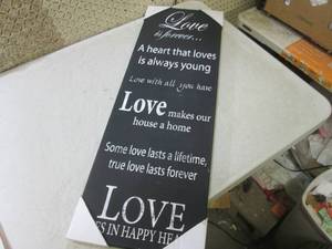 lot 216 image: (FS) On Canvas Wall Decor 12 x 36...