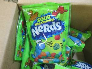 lot 278 image: (C-2) 8 Bags Sour Big Chewy Nerds C...