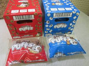 lot 283 image: (EC2) 12 Bags Stuffed Puffs Filled ...