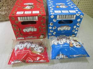 lot 288 image: (C-2) 12 Bags Stuffed Puffs Filled ...