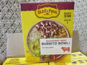 lot 297 image: (B-1) Case of 8 Old El Paso Burrito...