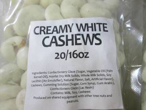 lot 328 image: (B-1) 3 Bags Creamy White Cashews...