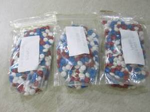 lot 331 image: (B-1) 3 - 12oz Bags Red White & Blu...