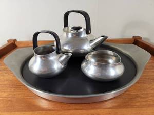 Georg Jensen Pewter Tea Set