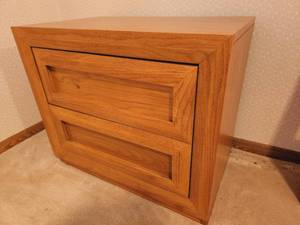 Vintage Oak Nightstand