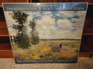Framed Monet Poster