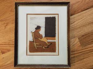 Framed Signed Batik