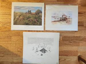 3 Unframed Prints