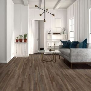 Pallet of 16 Cases of Blue Ridge Hickory Iron Gate Hardwood Flooring. 34 x 3 x Random Lengths, 24 Sq Ft.case. 1004-557-496. 384 SF Total