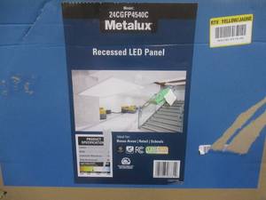 METALUX 2 ft. x 4 ft. 4500 Lumens Integrated LED Flat Panel Light 4000K