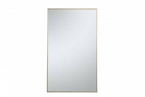 36 X 60 BRASS Framed Mirror - Model # MR43660BR  (NICE CONDITION)