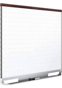 lot 91 image: Quartet Magnetic Whiteboard, White Board, Dry Erase Board, 3 x 2, Mahogany Finish Frame, Prestige 2 Total Erase (TEM543M)