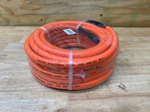 lot 40 image: VALLEY INDUSTRIES- AIR HOSE, THERMOPLASTIC RUBBER, 38 X 50, 300 PSI W.P., HI-VIZ ORANGE