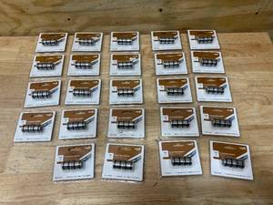 lot 44 image: NATIONAL HARDWARE Lot of 24- N187-002 V982 Sliding Door Hardware Connecting Adaptors in Stainless Steel