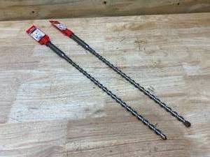 lot 70 image: BOSCH Lot of 2-  HC5011 12-In. x 21 In. SDS-max Speed-X Carbide Rotary Hammer Bits for Concrete Drilling
