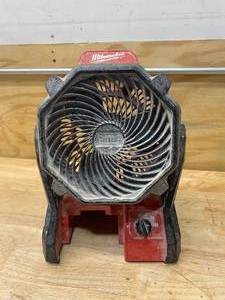 lot 78 image: MILWAUKEE M18 18-Volt Lithium-Ion Cordless Jobsite Fan (Tool-Only)
