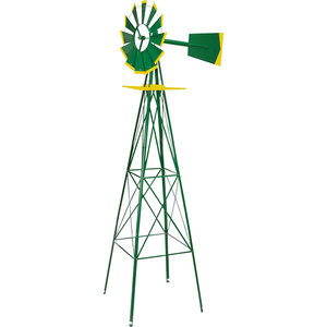 lot 111 image: VALLEY GTWM-08R 8 Foot Steel Windmill, GREEN