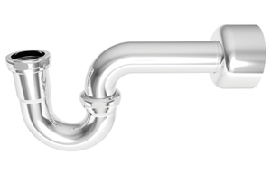 lot 132 image: BRASSTECH 301326 1-12-Inch P Trap Kit, Polished Chrome