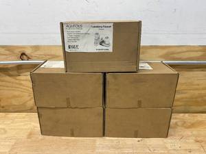 lot 141 image: HOMEWERKS Lot of 5-  10-B42WYCHAD-Z Homewerks Two Handle Centerset Lavatory Faucets with Pop-Up, Chrome,