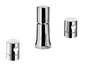 lot 149 image: Hansgrohe HG38220000 Axor Uno Deck Mount Vertical Bidet Faucet, Chrome