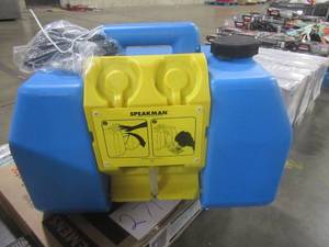 lot 269 image: SPEAKMAN GravityFlo 9 Gal. Portable Eyewash (OPEN BOX, APPEARS TO BE BRAND NEW) SE-4400