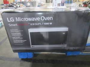 lot 287 image: LG NeoChef 18.5 in. Width 0.9 cu.ft. Stainless Steel 900-Watt Countertop Microwave with Smart Inverter (OPEN BOX) LMC0975ST