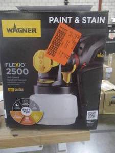 lot 294 image: WAGNER Flexio 2500 Handheld HVLP Paint Sprayer (OPEN BOX)