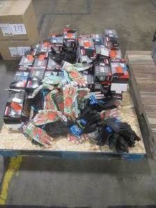 lot 314 image: PALLET OF BRAND NEW GLOVES-ASSORTED STYLES & SIZES (BRAND NEW)