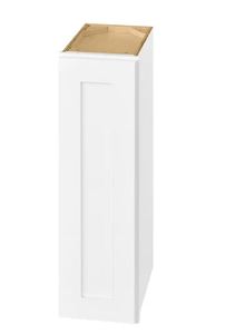 lot 285 image: HAMPTON BAY Avondale Shaker Alpine White Quick Assemble Plywood 9 in Wall Kitchen Cabinet (9 in W x 30 in H x 12 in D) (OPEN BOX) W930