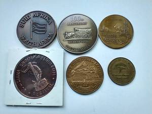 6 History Themed Medals
