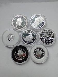 7 Replica US Coins