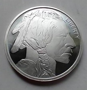 1 Oz. Buffalo Silver Round