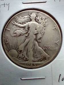 1945 Walking Liberty Half Dollar