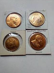 4 US President Medals