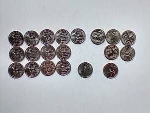 $5 Face Value Modern Quarters