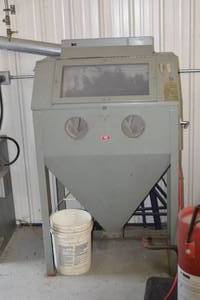 lot 2 image: Over $4,000 package - Dayton Sandblast Cabinet with a Marco Air-Blast Abrasive Blasting Package