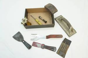 assorted body shop tools