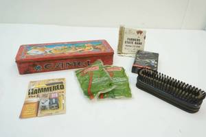 metal Camel cigarette tin