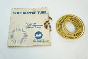copper tubing and 12-2 wire