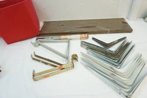 shelving brackets and shelves