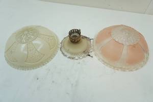 vintage glass light fixtures