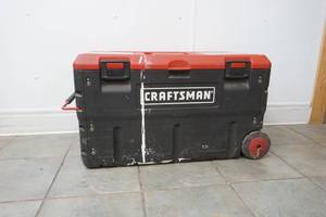 Craftsman toolbox with Craftsman power tools inside