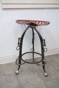 metal tractor seat stool