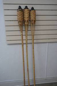 tiki torches with fluid